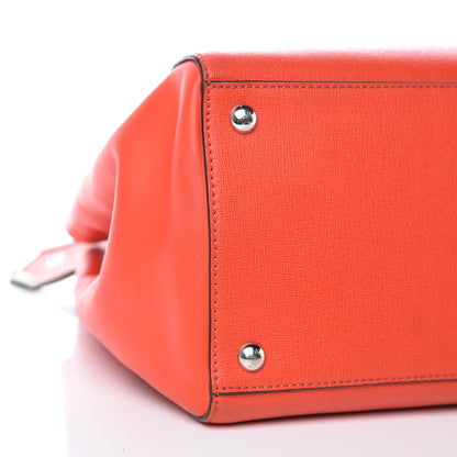 Fendi Vitello Elite Regular 2Jours Tote Papavero 14 of 15