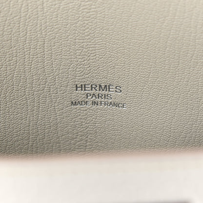 Hermes Taurillon Clemence Jypsiere 37 Gris Perle 6 of 11