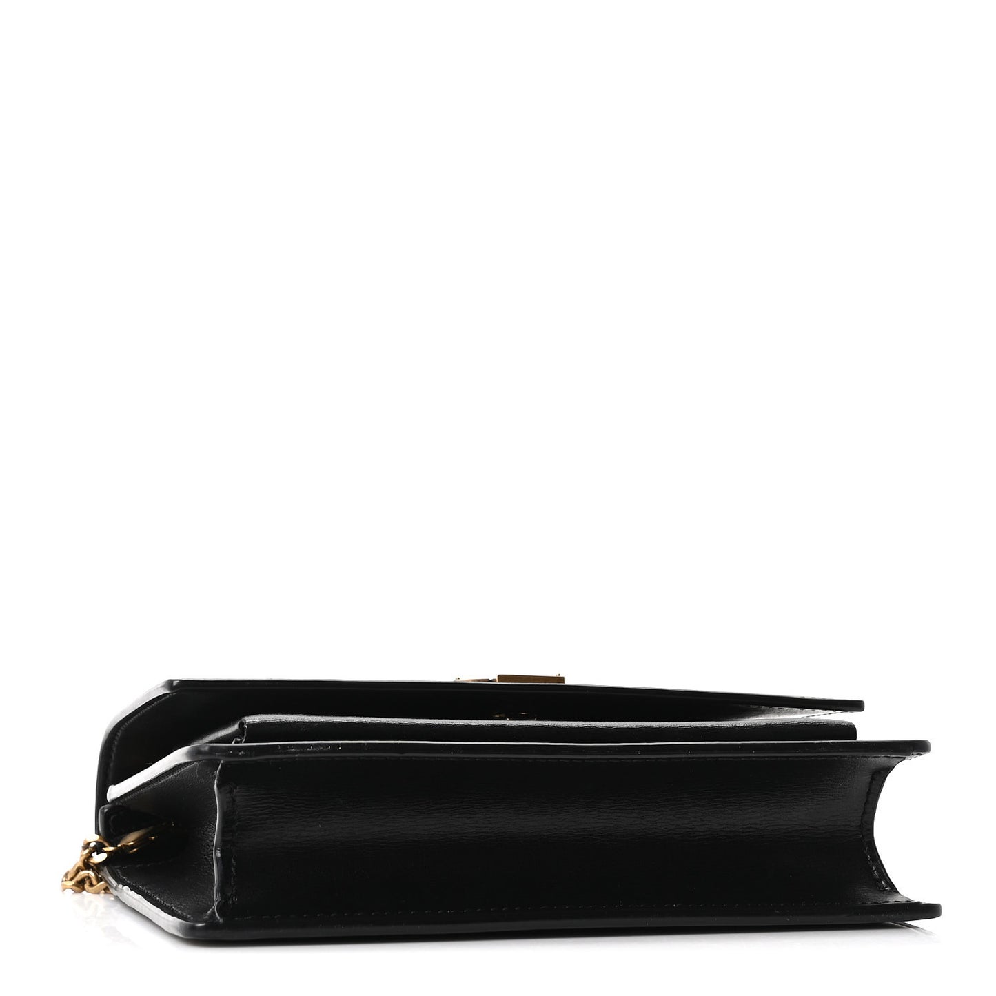 Calfskin Monogram Sunset Chain Wallet Black
