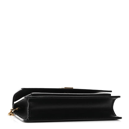 Saint Laurent Calfskin Monogram Sunset Chain Wallet Black 4 of 9