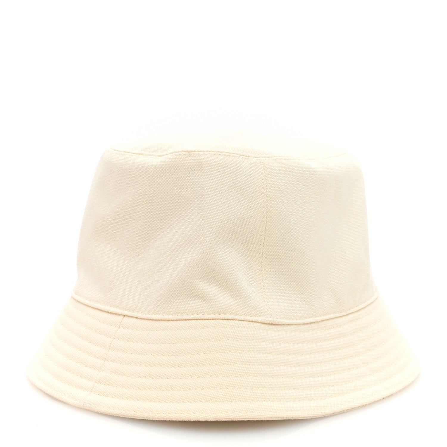 Hermes Cotton Elena Bucket Hat 57 White 4 of 8
