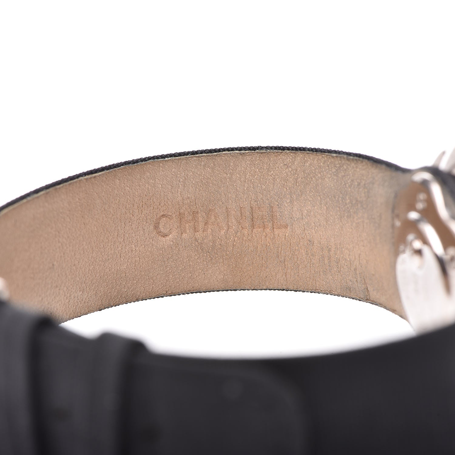 Chanel 18K White Gold Satin Diamond Mother of Pearl 27mm Camellia Quartz Watch 5 of 7