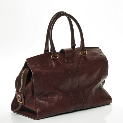 Saint Laurent Sheepskin Medium Cabas ChYc Plum 3 of 7