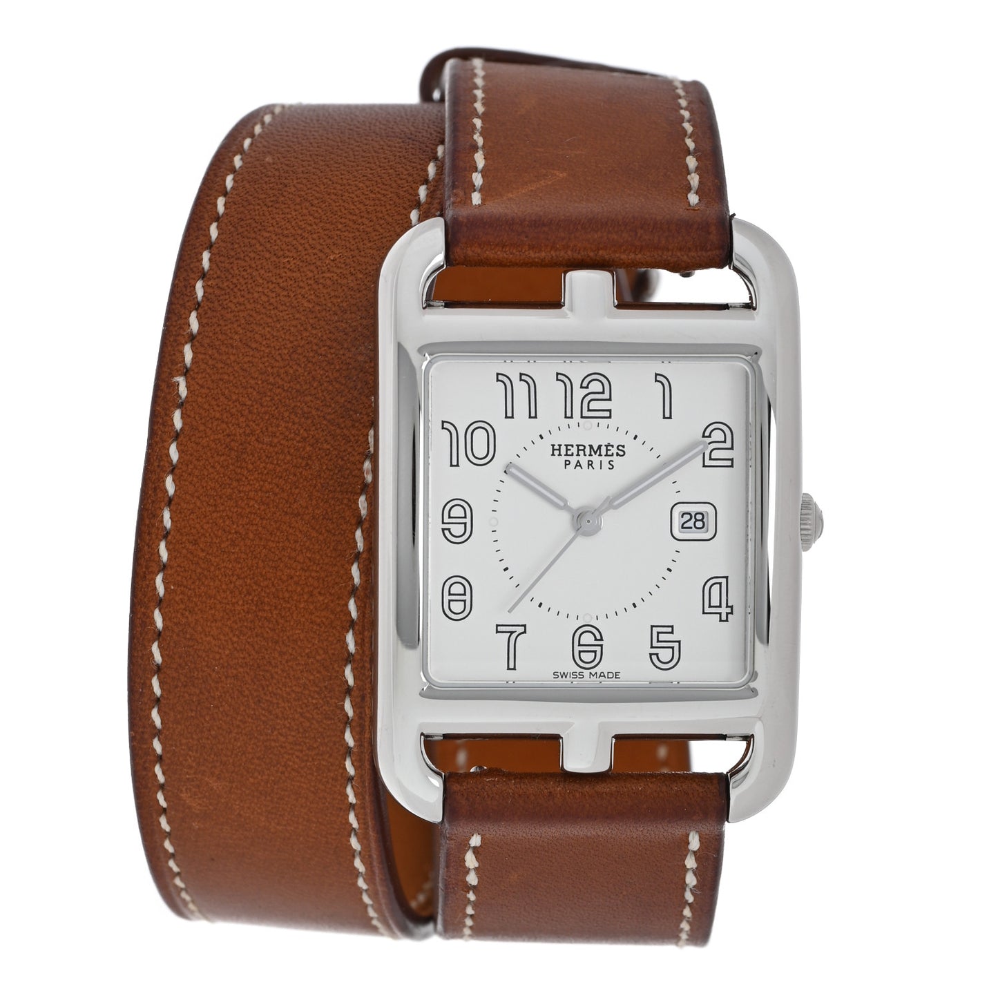 Stainless Steel Barenia 29mm Cape Cod Double Tour Quartz Watch Fauve