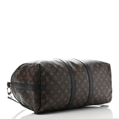 Louis Vuitton Monogram Macassar Keepall Bandouliere 45 4 of 19