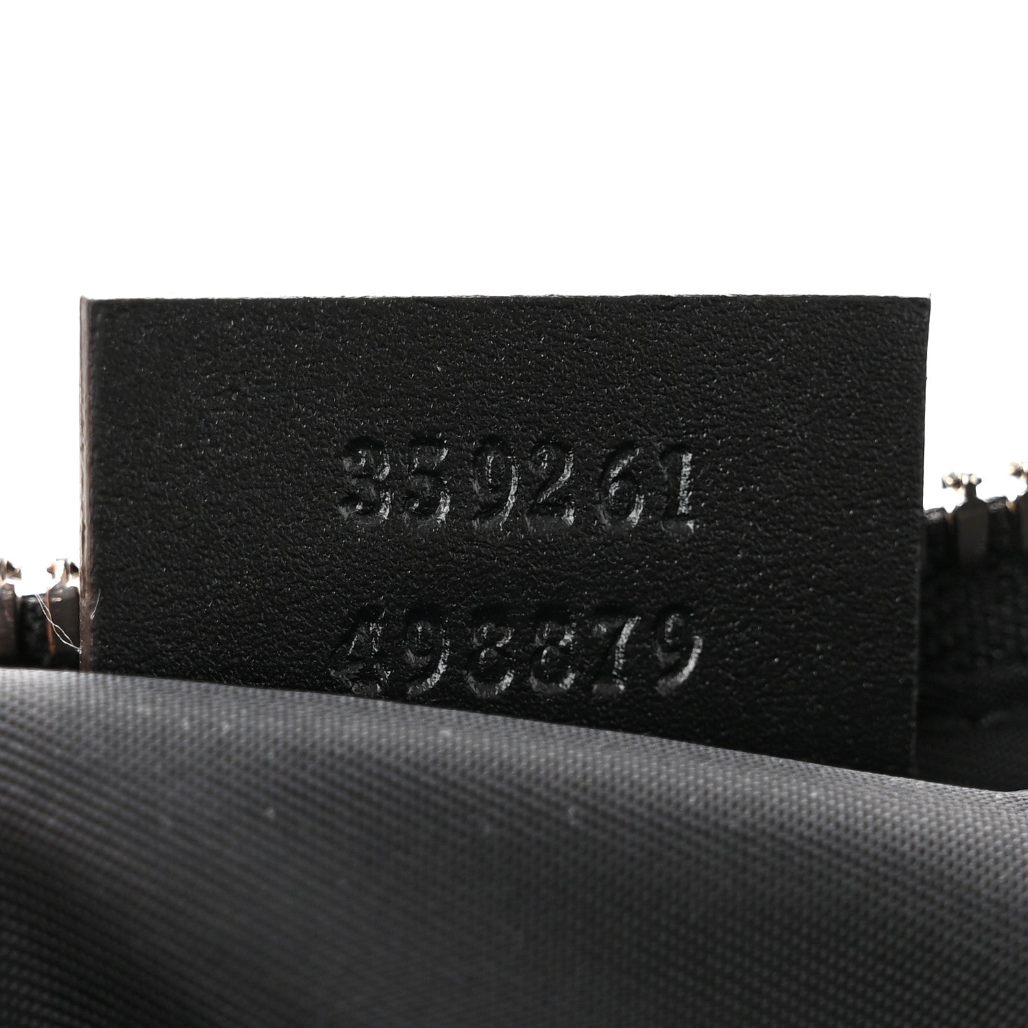 Gucci GG Supreme Monogram Web Medium Zippered Tote Beige Black 7 of 10