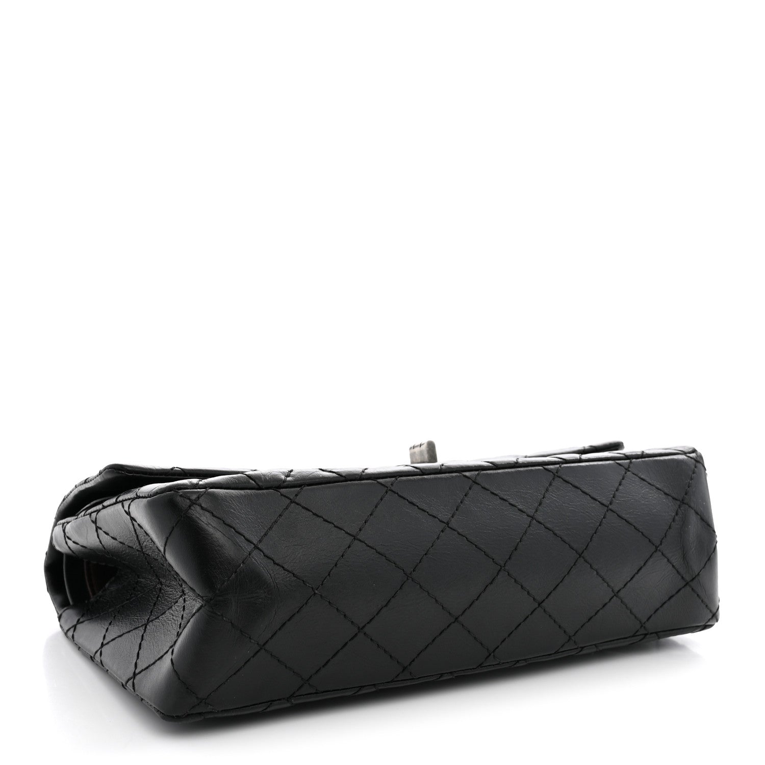 Chanel Aged Calfskin Quilted 2.55 Reissue 225 Flap Black 4 of 10