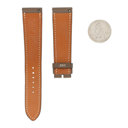 Hermes Swift Heure H Hour Watch Strap Etoupe 2 of 7