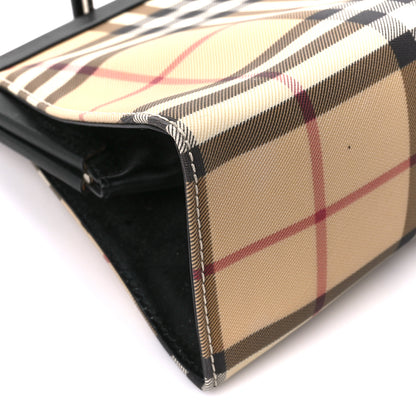 Burberry House Check Shoulder Bag Black 10 of 11