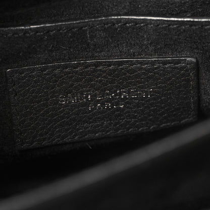 Saint Laurent Grained Calfskin Medium Monogram Sunset Black 5 of 13