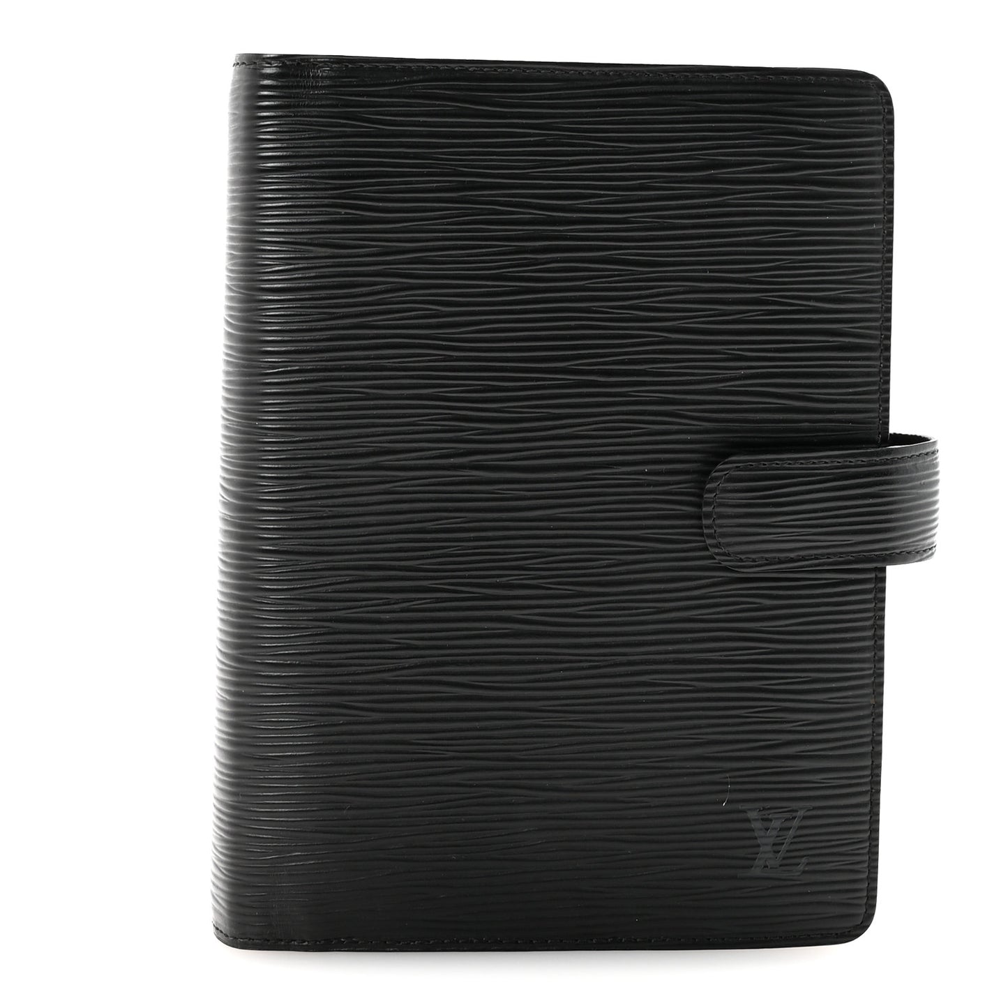 Epi Medium Ring Agenda Cover Black