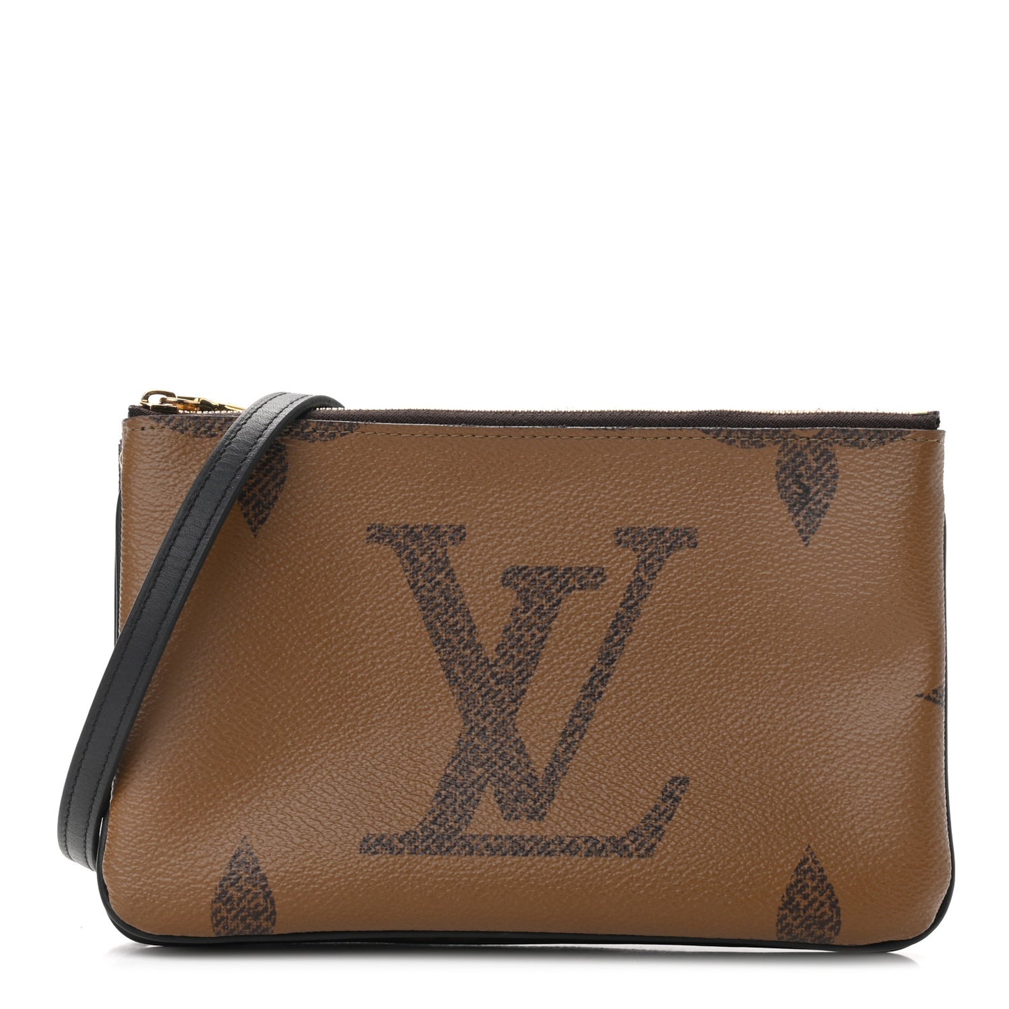 Reverse Monogram Giant Double Zip Pochette
