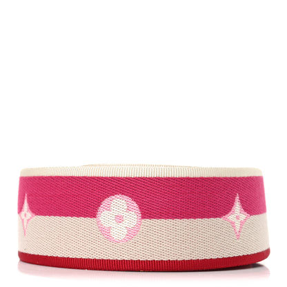Louis Vuitton Jacquard Speedy Bandouliere 20 Shoulder Strap Fuchsia 2 of 3