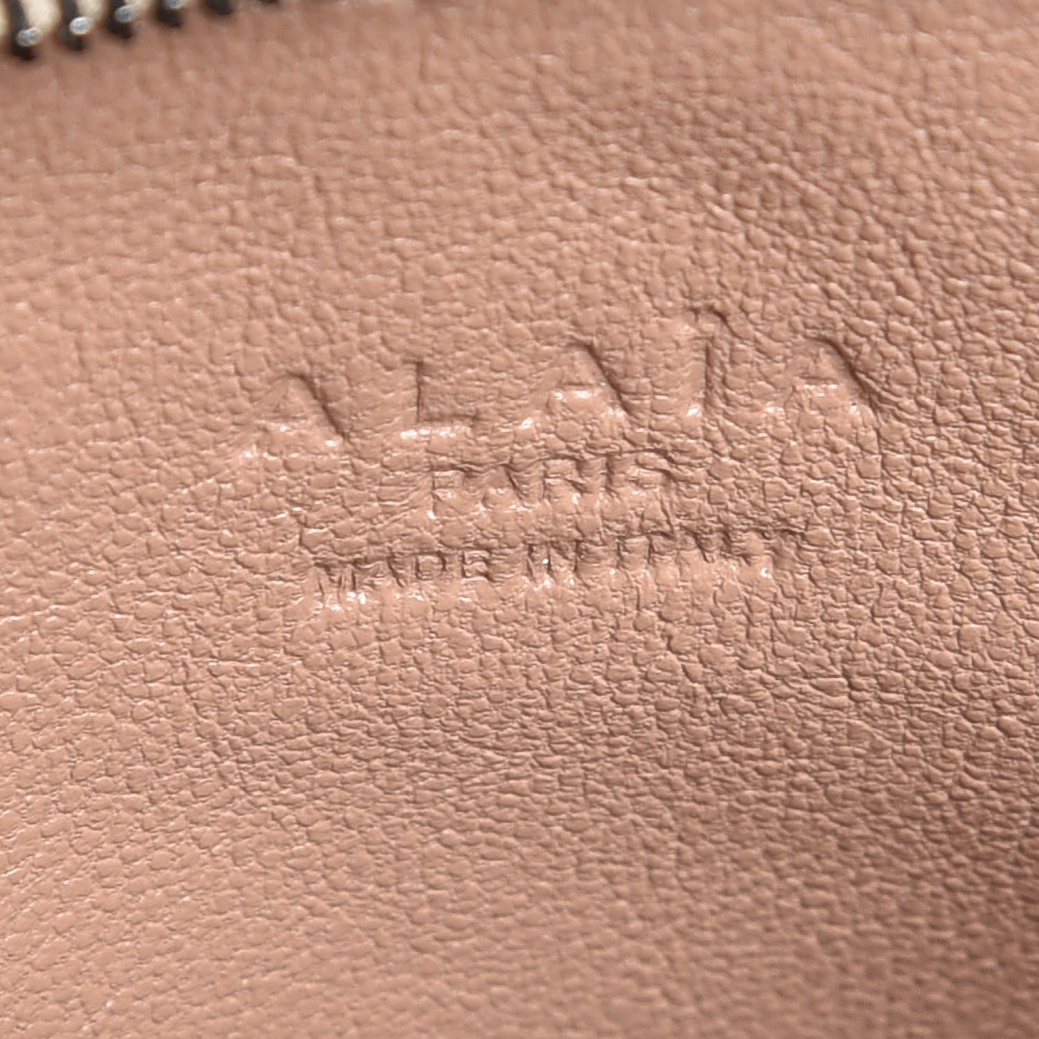 Alaia Calfskin Studded Tote Sahara 9 of 10