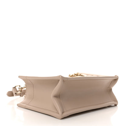 Christian Dior Calfskin Macrocannage Mini Book Tote Trench Beige 4 of 10