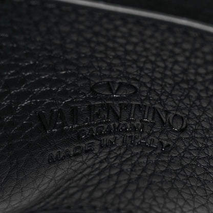 Valentino Garavani Pebbled Calfskin Medium Rockstud Flip Lock Crossbody Bag Black 6 of 8