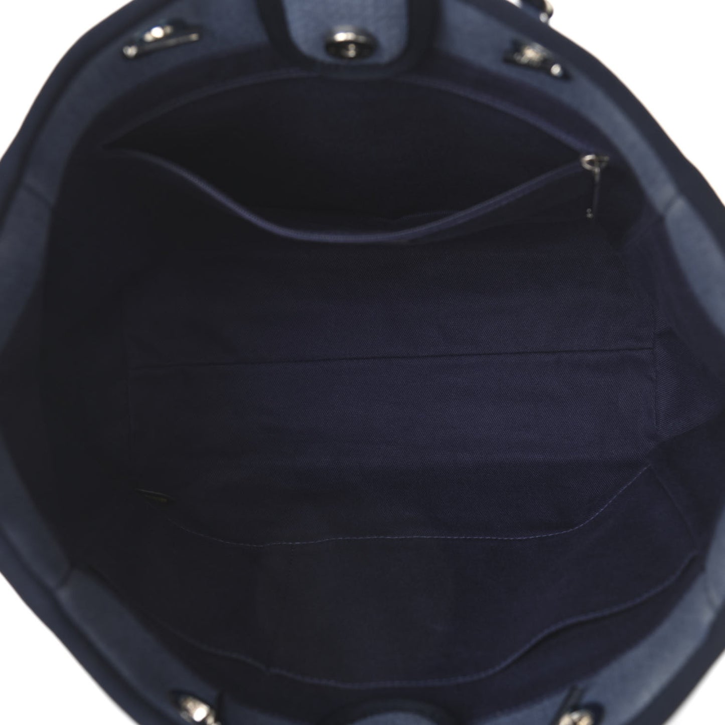 Canvas Small Deauville Tote Blue