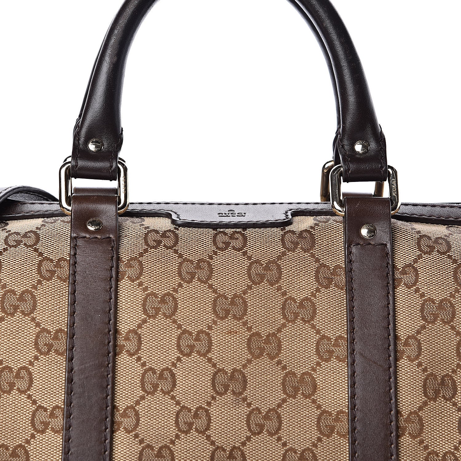 Gucci Monogram Medium Joy Boston Dark Brown 17 of 17