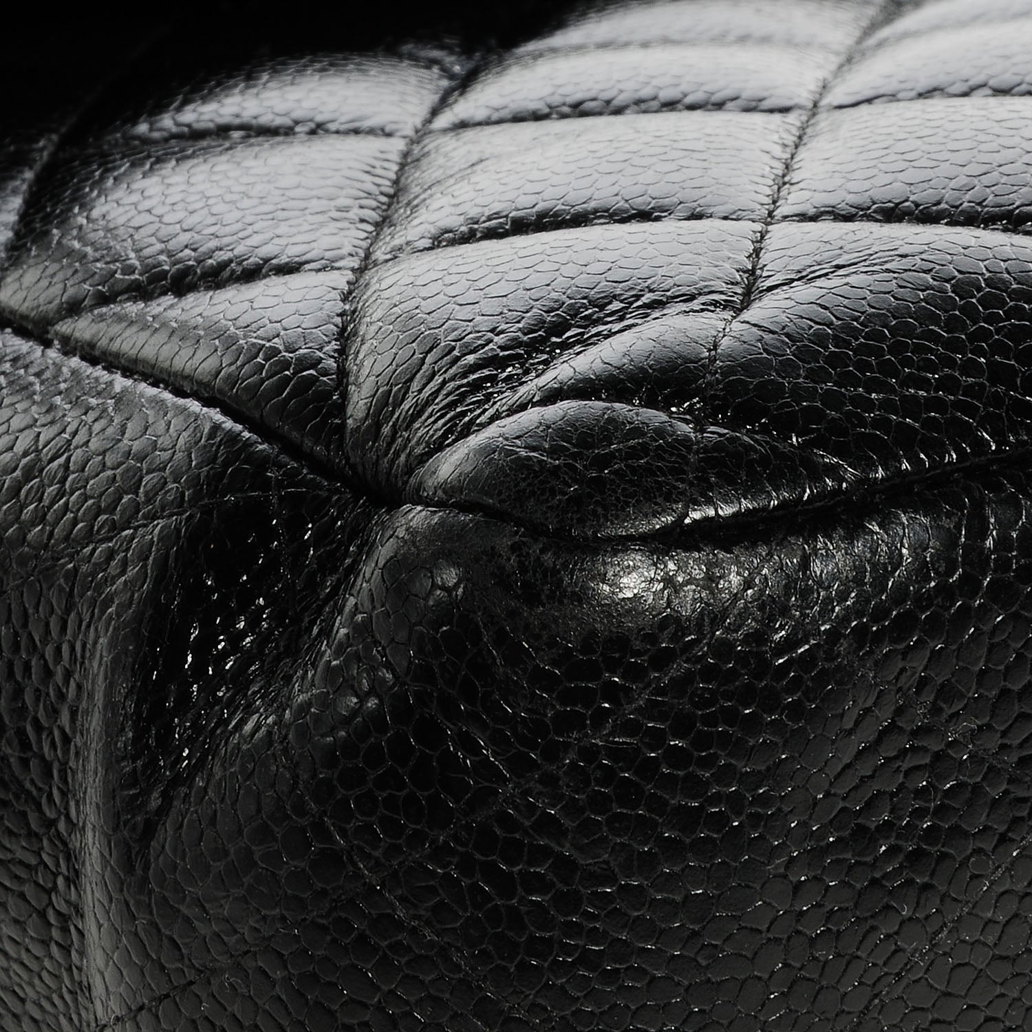 Chanel Caviar Jumbo Single Flap Black 5 of 12