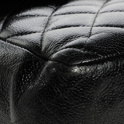 Chanel Caviar Jumbo Single Flap Black 5 of 12