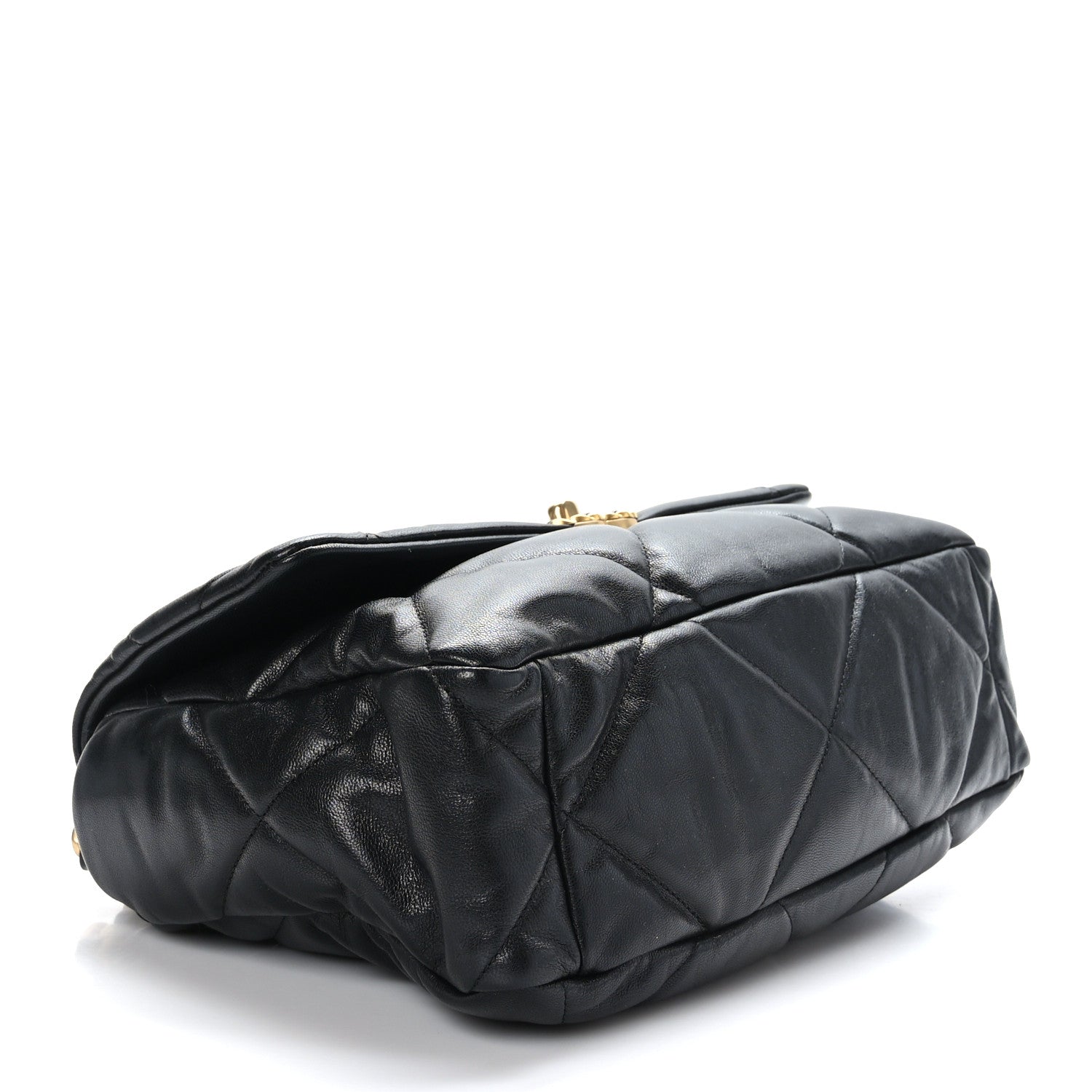 Chanel Lambskin Quilted Large Chanel 19 Flap Black 4 of 9