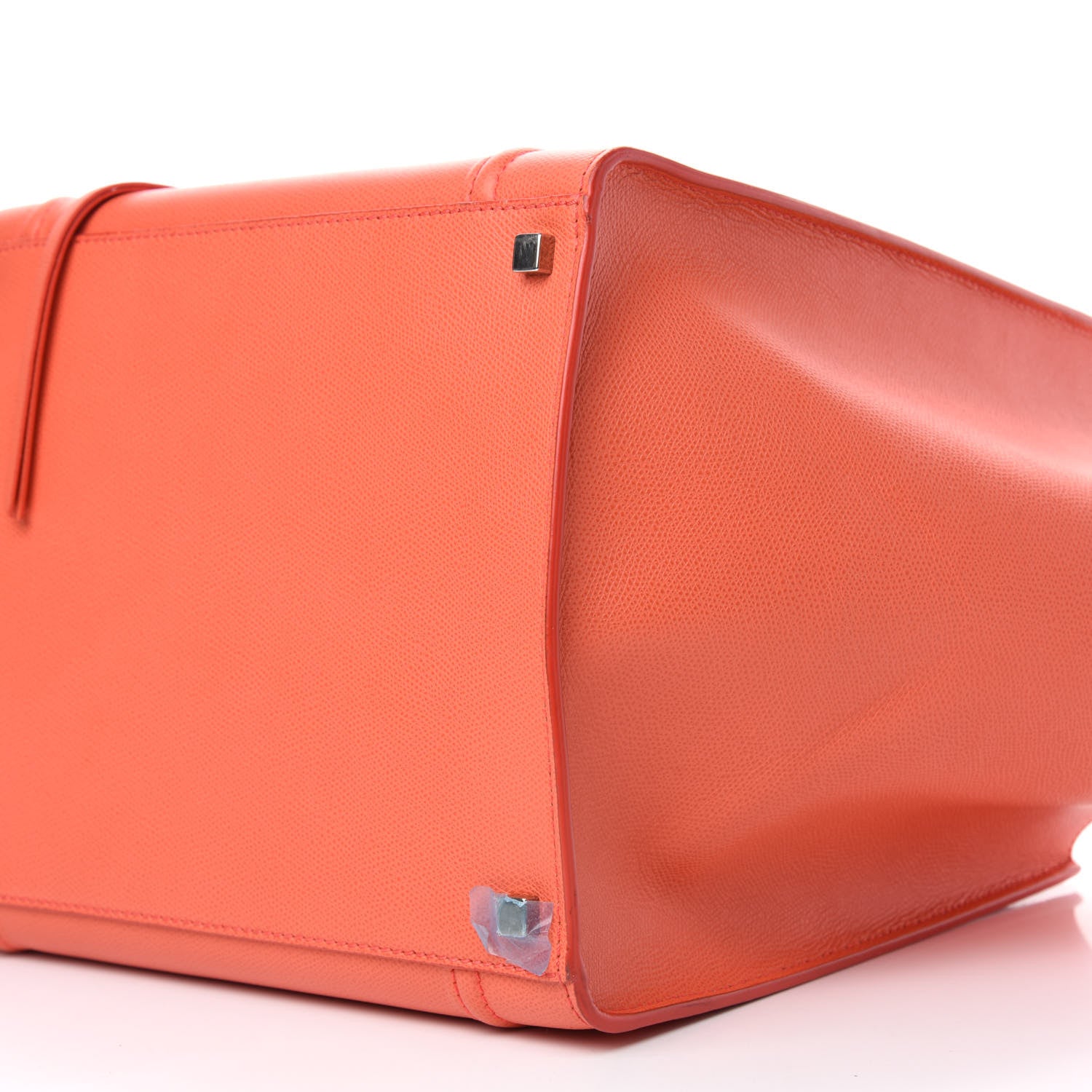 Celine Grained Calfskin Medium Phantom Luggage Coral 7 of 12