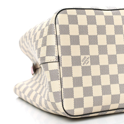 Louis Vuitton Damier Azur Neonoe MM Eau De Rose 7 of 8