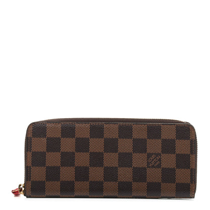 Louis Vuitton Damier Ebene Clemence Wallet 1 of 8
