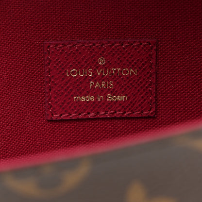 Louis Vuitton Monogram Pochette Felicie Chain Wallet Fuchsia 7 of 10