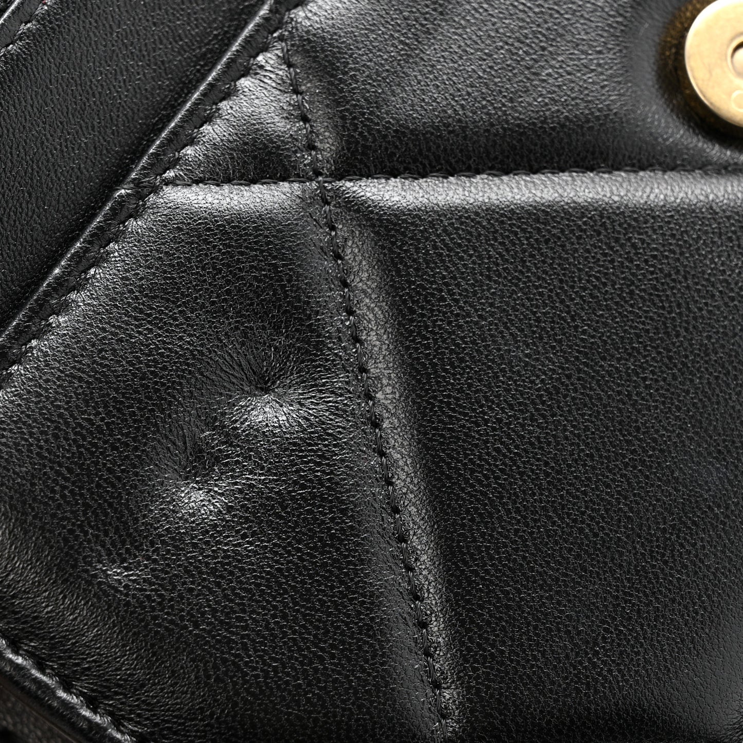 Lambskin Quilted Chanel 19 Wallet On Chain WOC Black