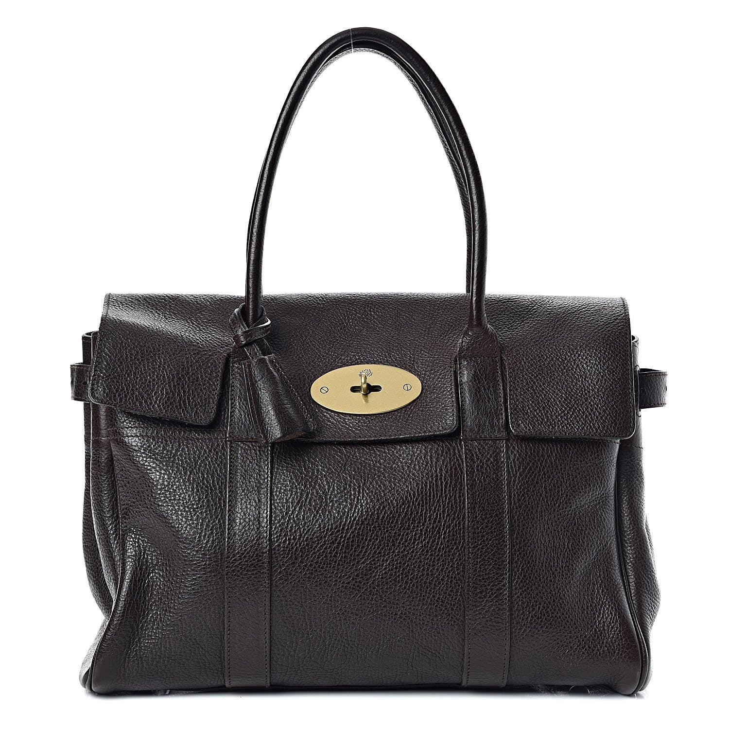 Mulberry Natural Vegetable Tanned Bayswater Chocolate 1 of 19