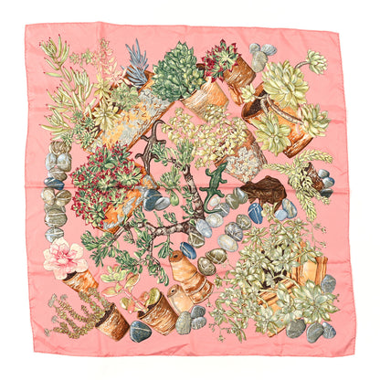 Hermes Silk Jardin Secret Scarf 90 1 of 4