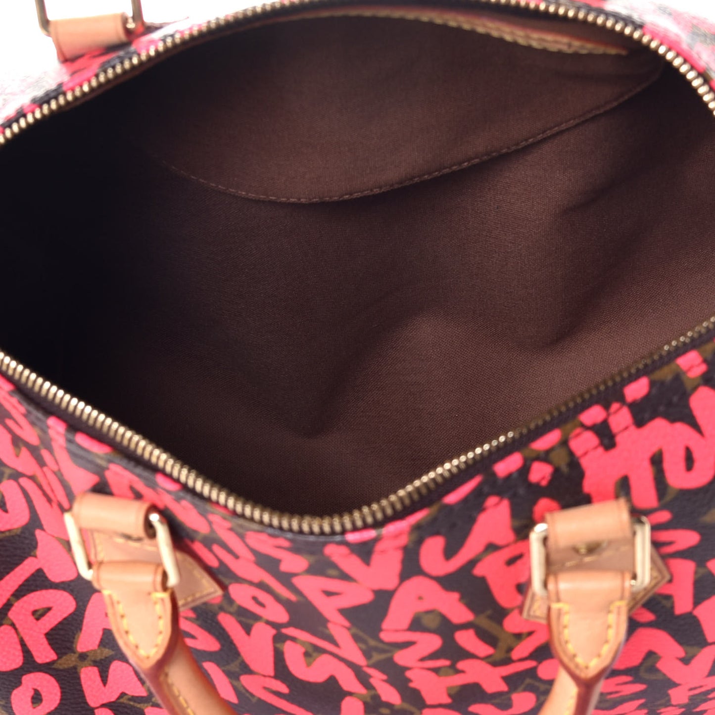 Monogram Graffiti Speedy 30 Fuchsia