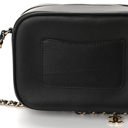 Chanel Lambskin CC Mania Camera Case Black 10 of 10