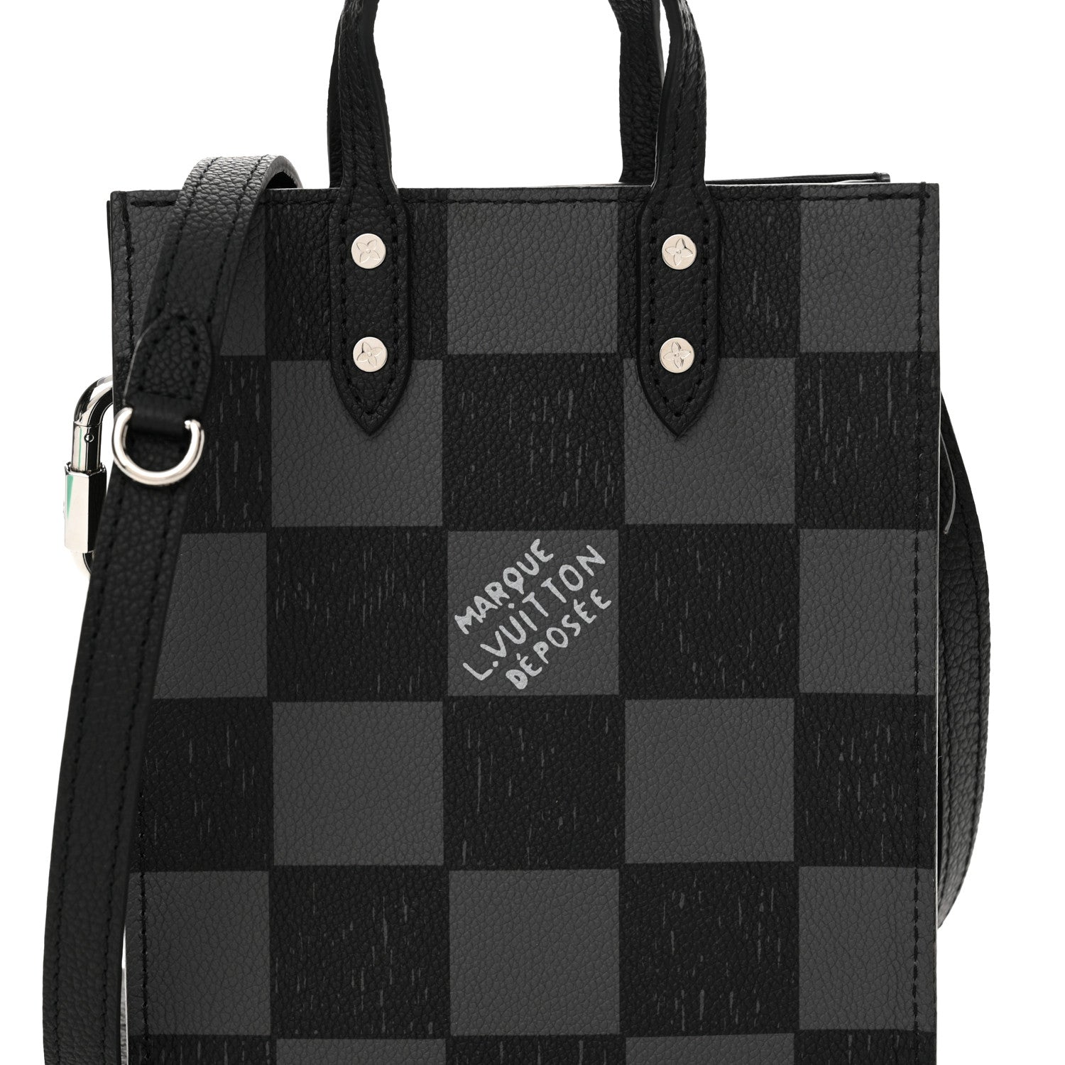 Louis Vuitton Damier Graphite Sac Plat XS Black 7 of 11