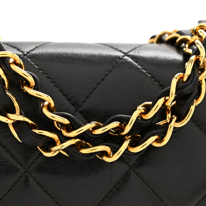 Chanel Lambskin Quilted Medium Single Flap Black 15 of 16