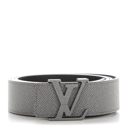 Louis Vuitton Taiga 35mm LV Initiales Belt 95 38 Glacier 1 of 8