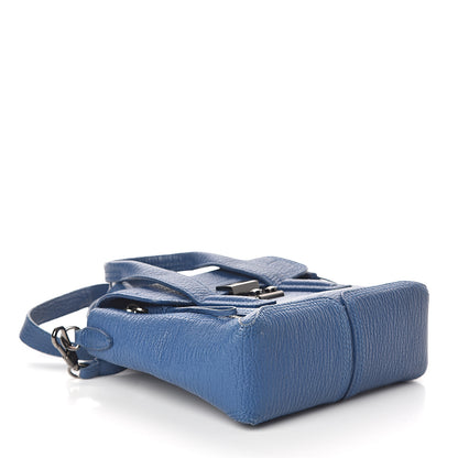 3.1 Phillip Lim 3.1 Textured Calfskin Mini Pashli Satchel Cerulean 3 of 8