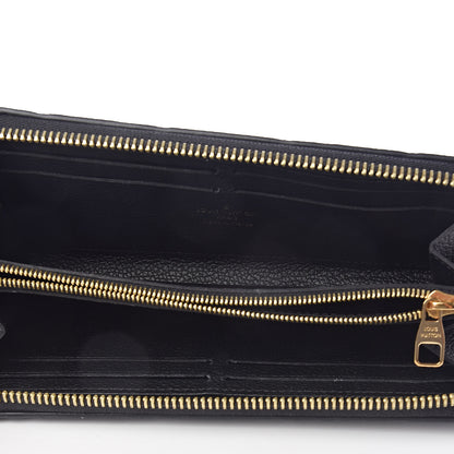Louis Vuitton Empreinte Clemence Wallet Black 5 of 6