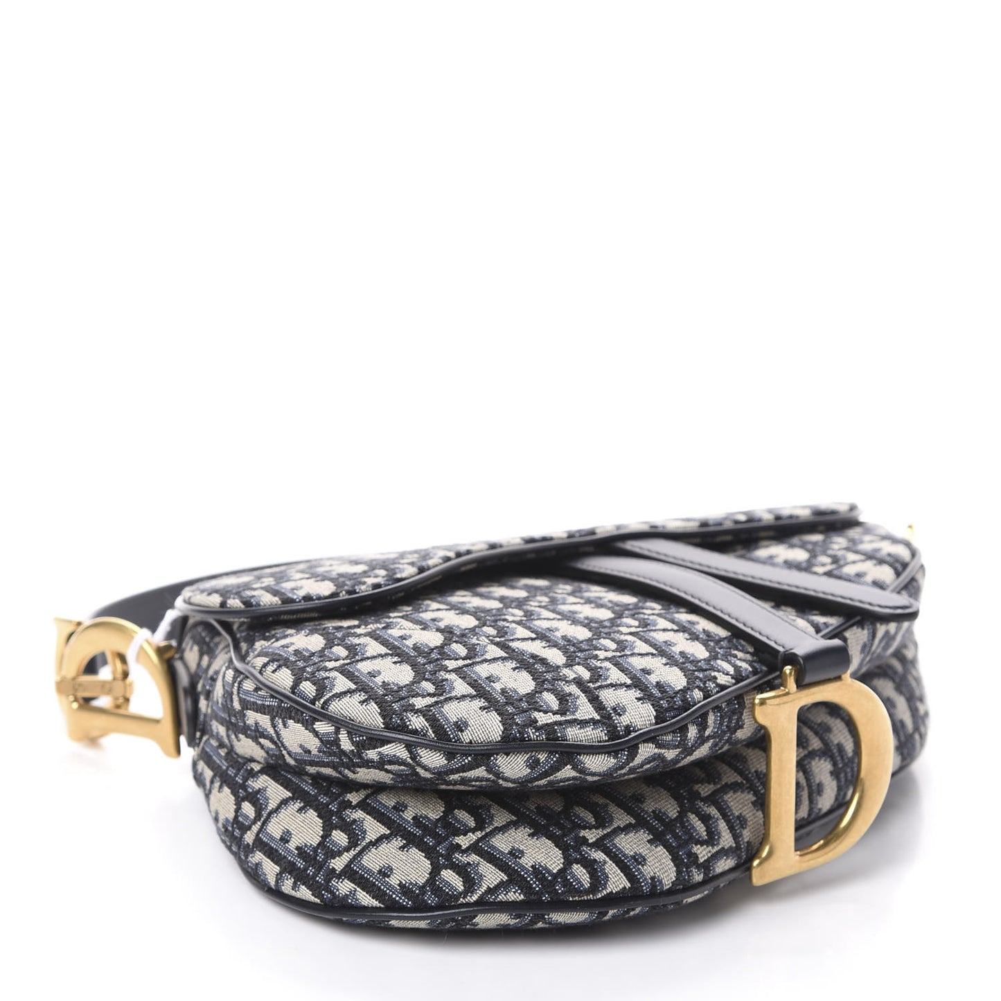 Oblique Saddle Bag Blue