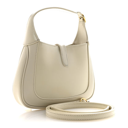 Gucci Boarded Dyana Lux Calfskin Mini Jackie 1961 Hobo Mystic White 3 of 16