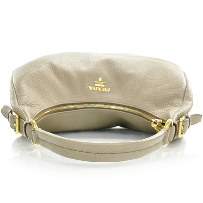 Prada Vitello Daino Hobo Pomice 5 of 12