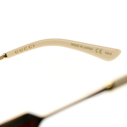 Gucci Cat Eye Web Sunglasses GG0521S Gold 4 of 8