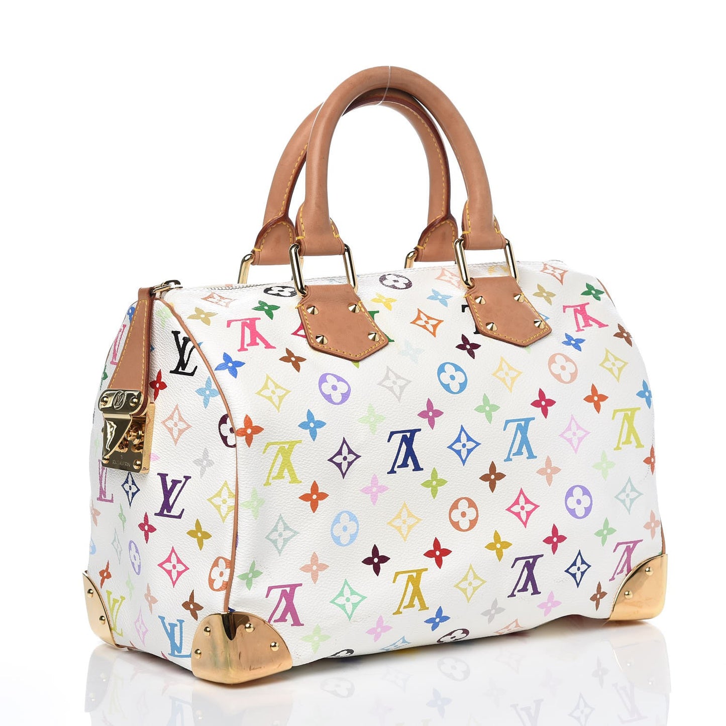 Monogram Multicolor Speedy 30 White