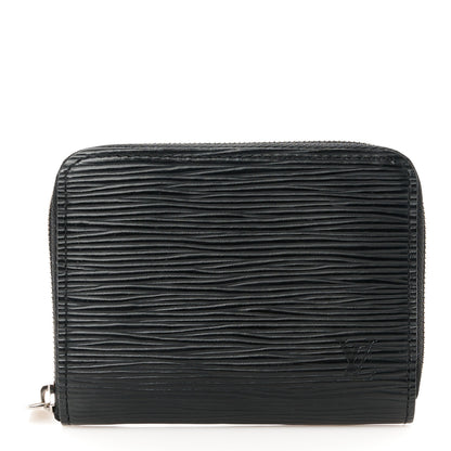 Louis Vuitton Epi Zippy Coin Purse Black 1 of 8