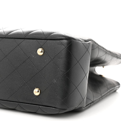 Chanel Caviar Quilted Large Shopping Tote Black 10 of 13