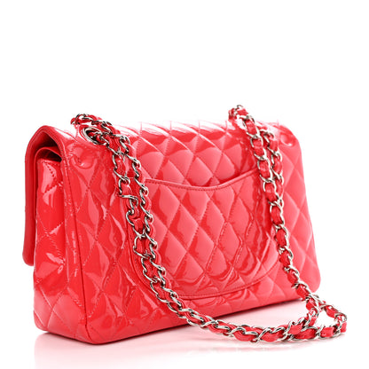 Chanel Patent Calfskin Quilted Medium Double Flap Red 2 of 12