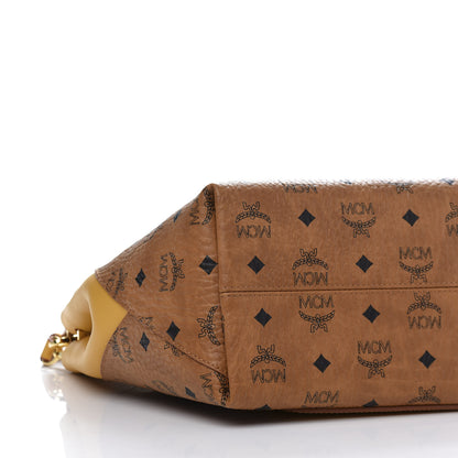 MCM Visetos Medium Klara Hobo Cognac Yellow 6 of 12