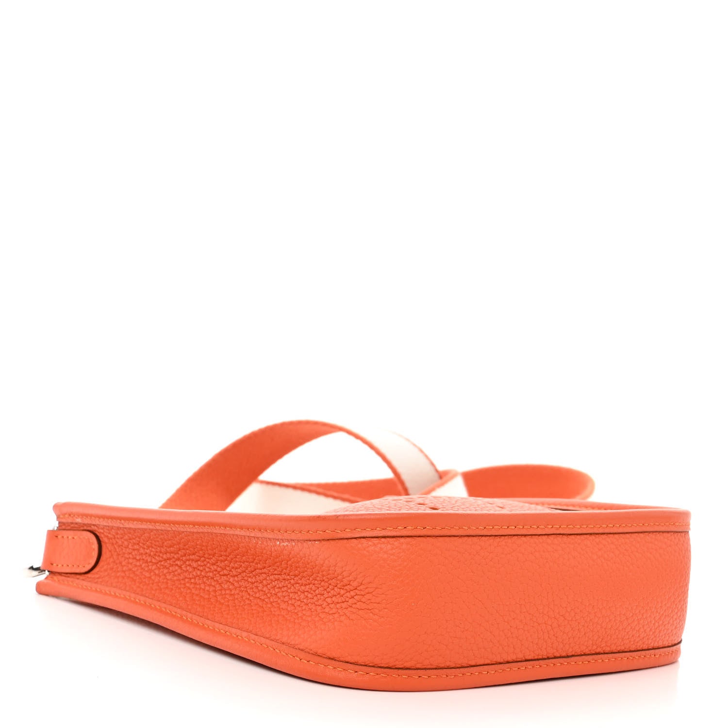 Hermes Taurillon Clemence Amazone Evelyne TPM Orange Craie 4 of 12