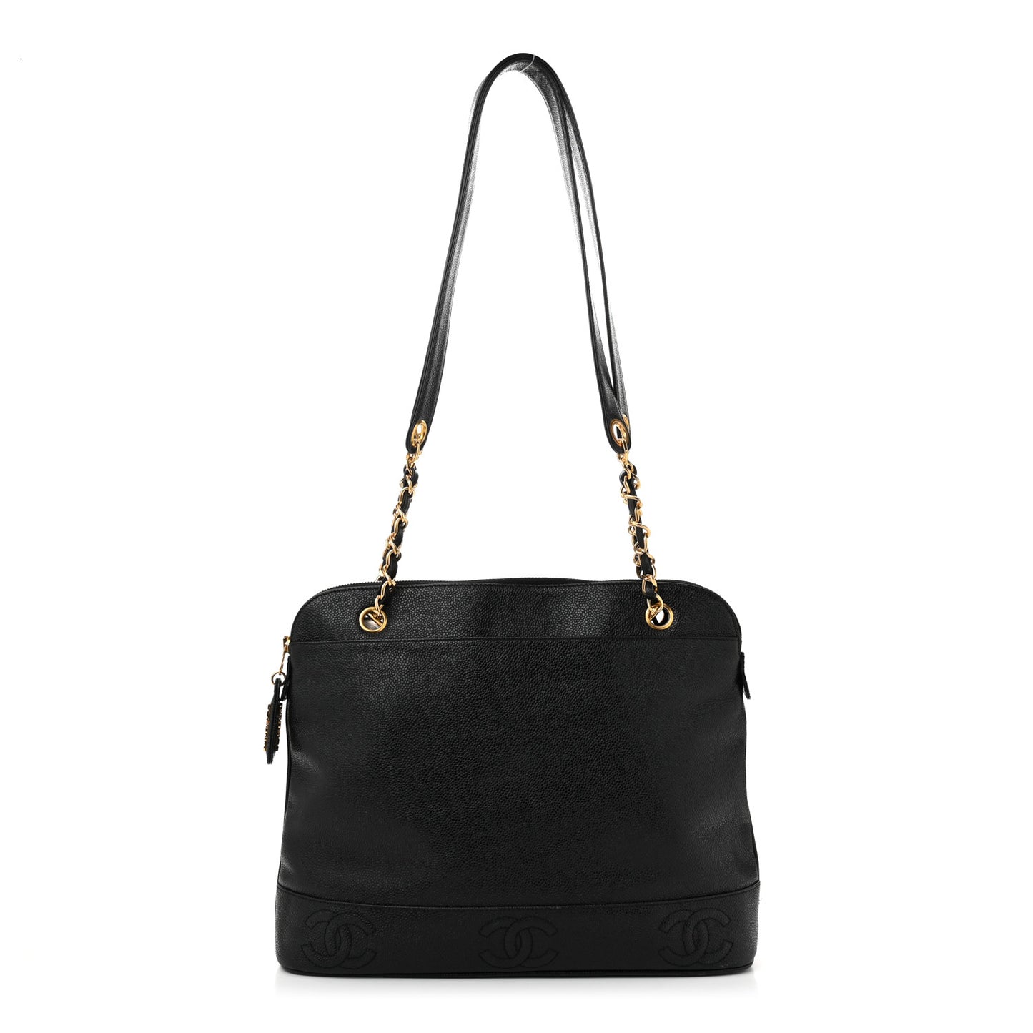 Caviar CC Shoulder Bag Black
